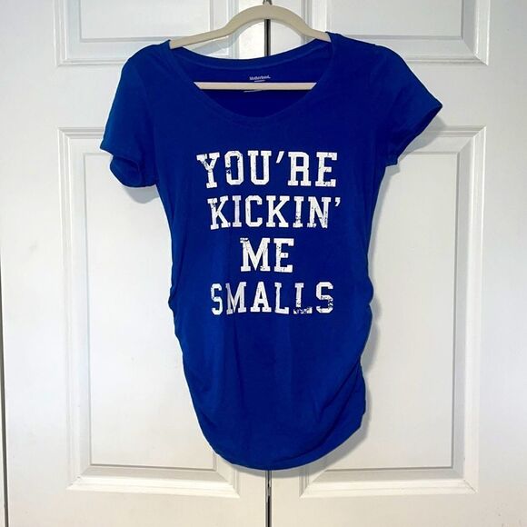 You’re kicking me smalls maternity T-shirt - Picture 1 of 6